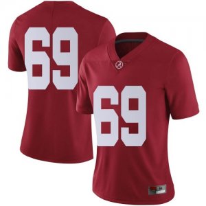 Women's Alabama Crimson Tide #69 Landon Dickerson Crimson Limited NCAA College Football Jersey 2403HLLW5